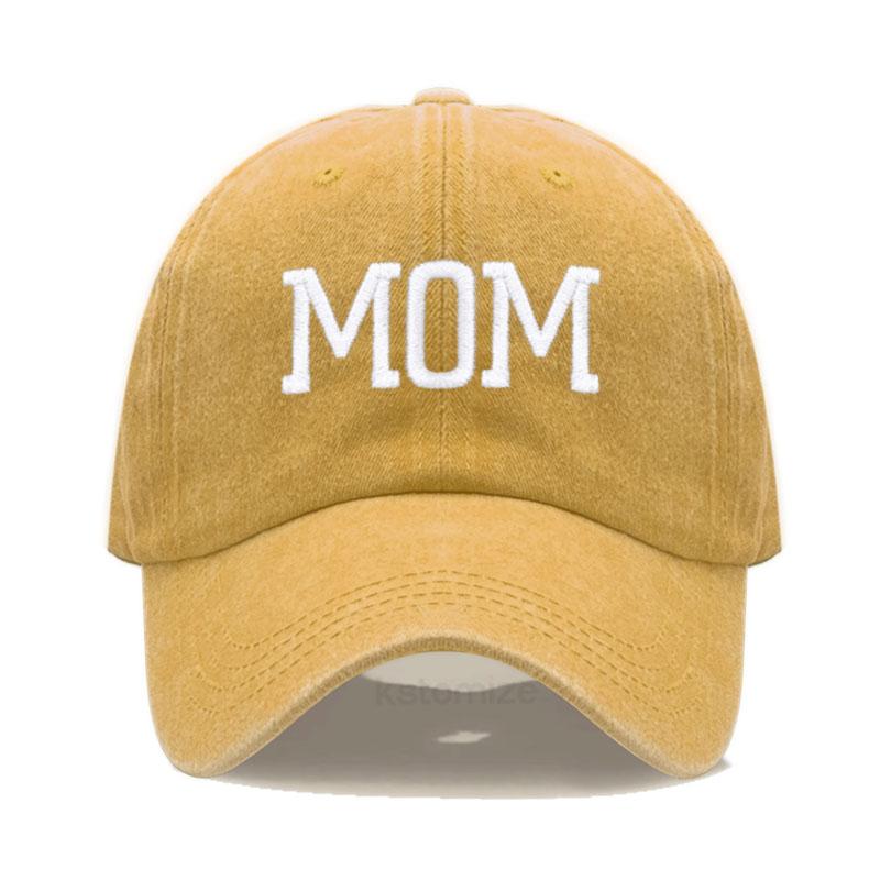 Dad Mom Embroidery Pure Cotton Men'S Baseball Cap For Man Womne'S Fashion Sport Golf Caps Sun Hat Dropshipping