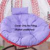 Rattan Swing Chair Cushion Hanging Egg Chair Soft Mat Pad Cover Inoutdoor Patio