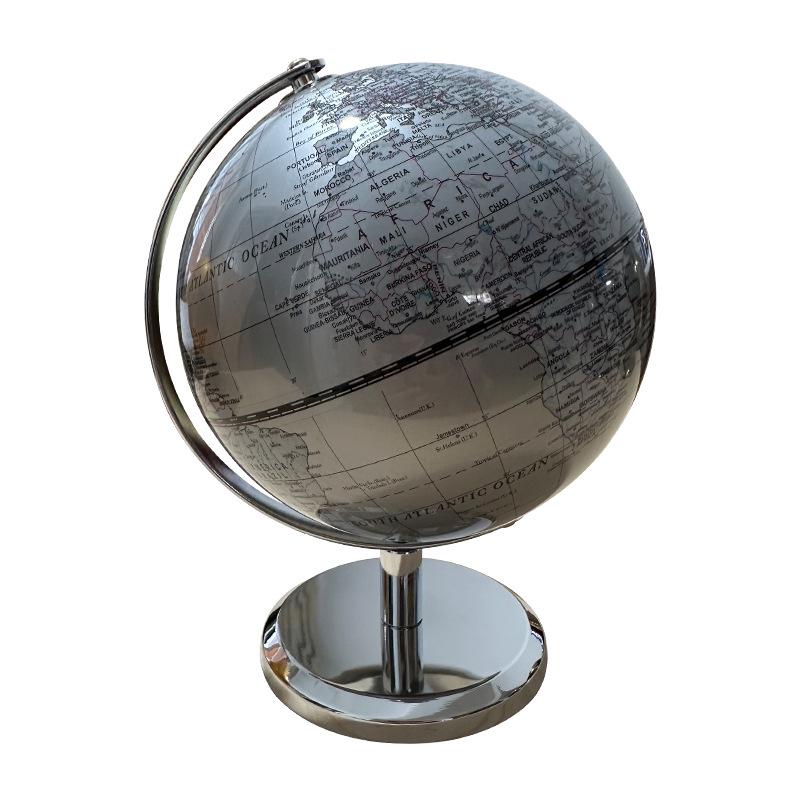 European Globe Desktop Ornament for Office Decor