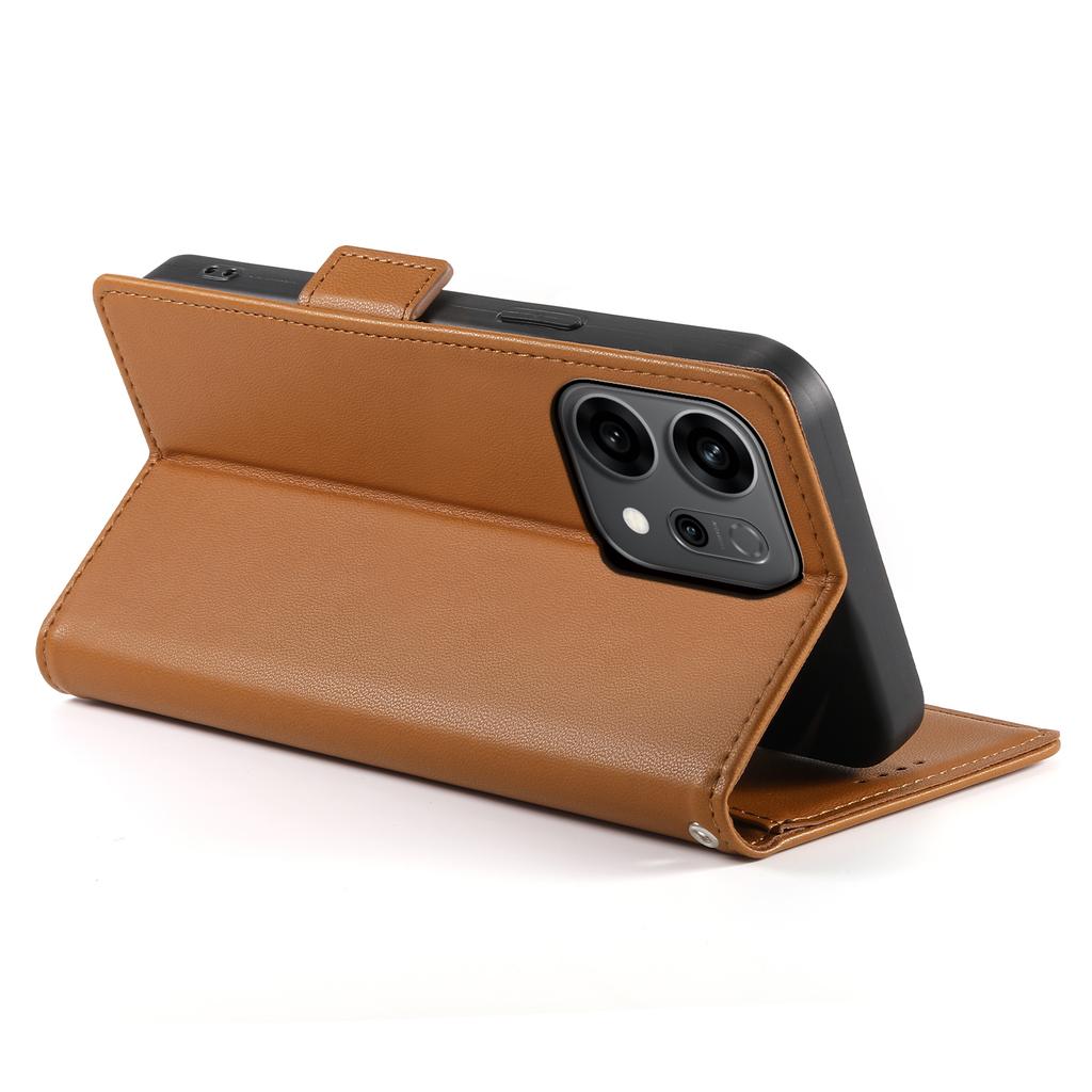 For Oppo Reno14 F 5G Stand Case PU Leather Wallet Phone Cover
