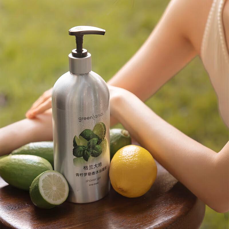 Gland Land Lime Basil Shower Gel