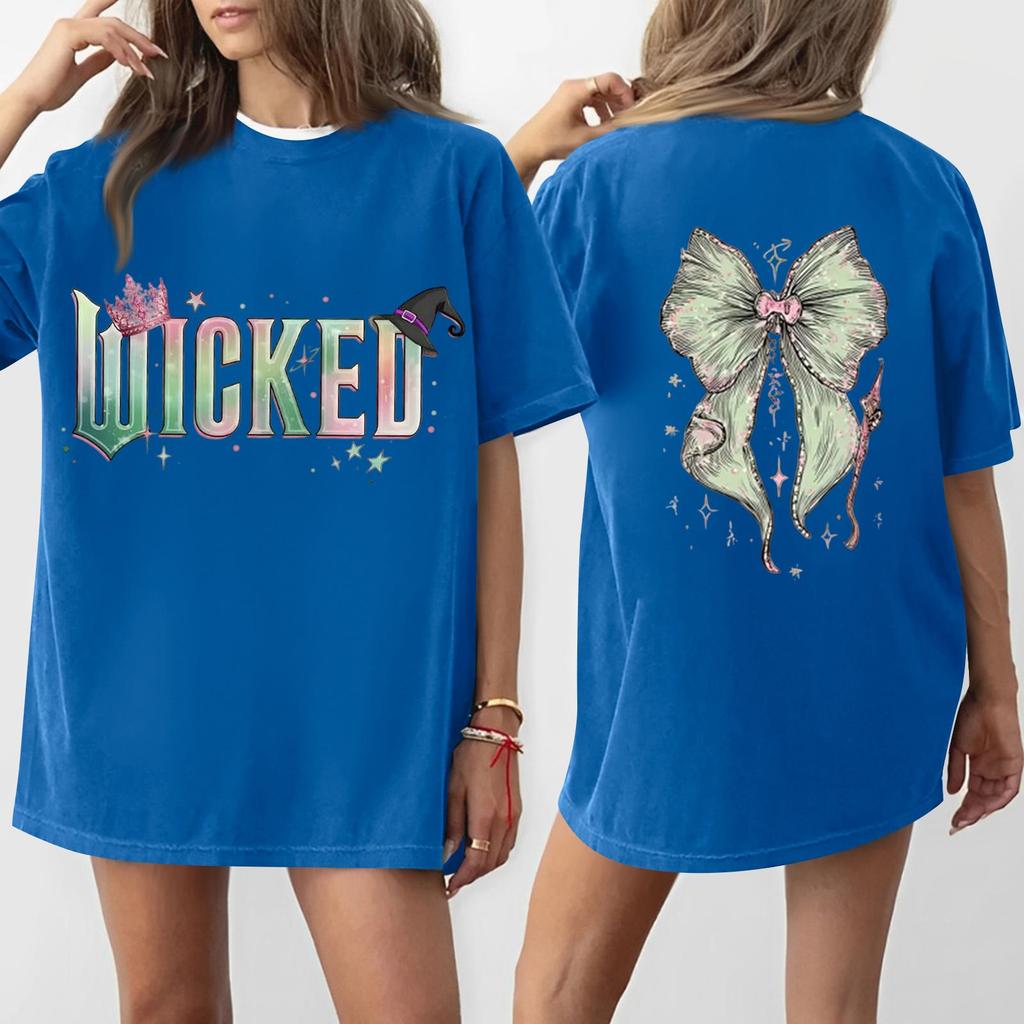 Women's Casual Fashion Round Neck Printed Short Sleeve T-Shirt Top