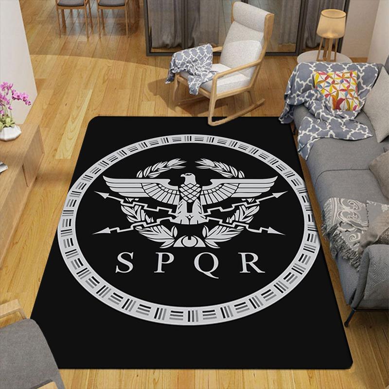 SPQR Rug Floor Mat for Living Room or Bedroom Soft and Comfortable Carpet a Gift for Birthday and Holiday.MFF0918081