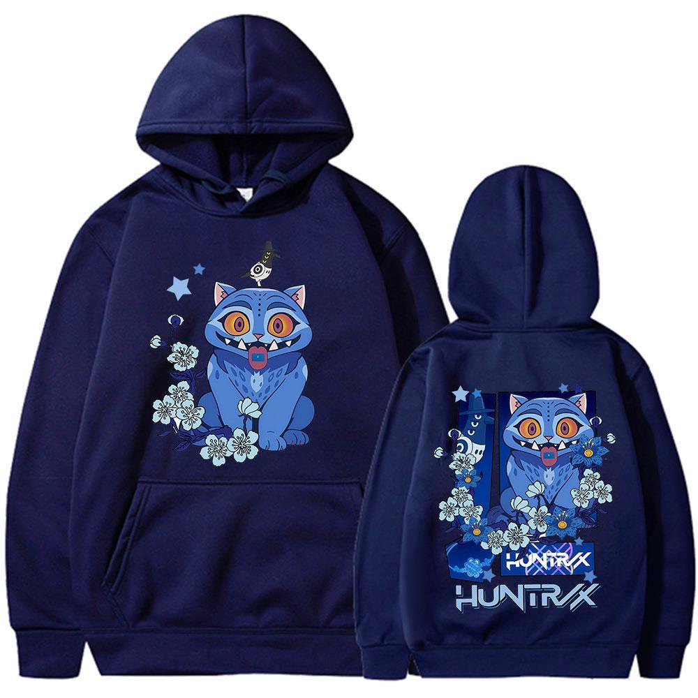 KPop Dämonenjäger Film Tollpatschiger Tiger Film 2025 Hoodies Mode Hip Hop Kapuzenpullover Herren Damen Kleidung Übergroßer Pullover