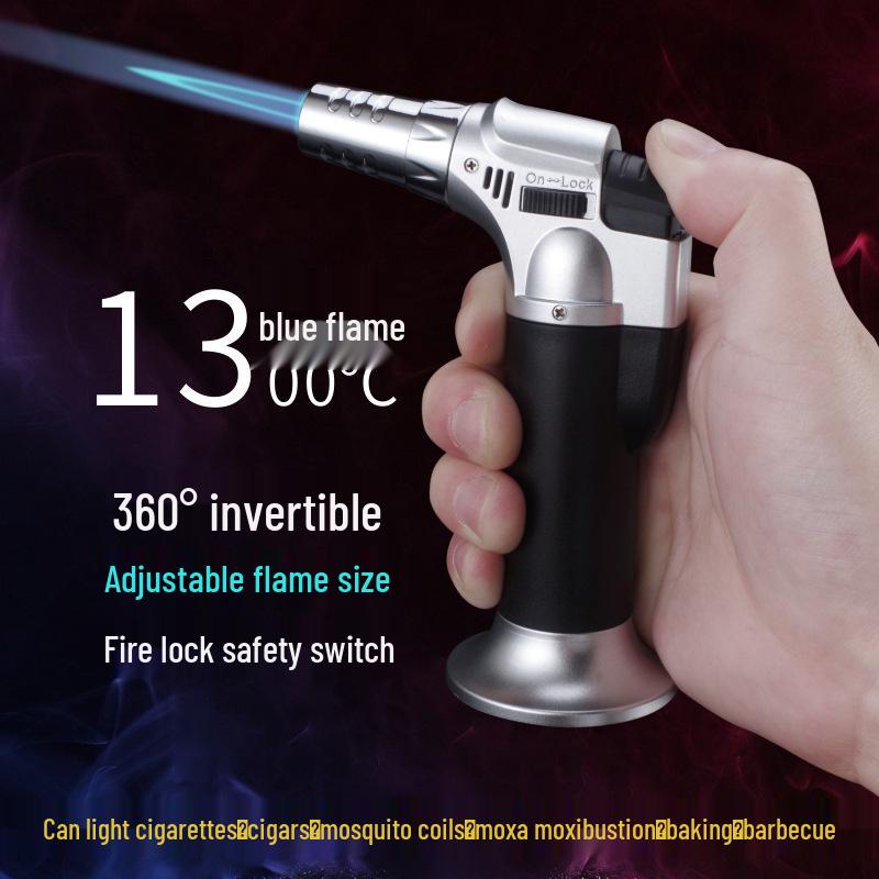 Portable Direct-Charge Cigar and BBQ Ignition Torch Lighter