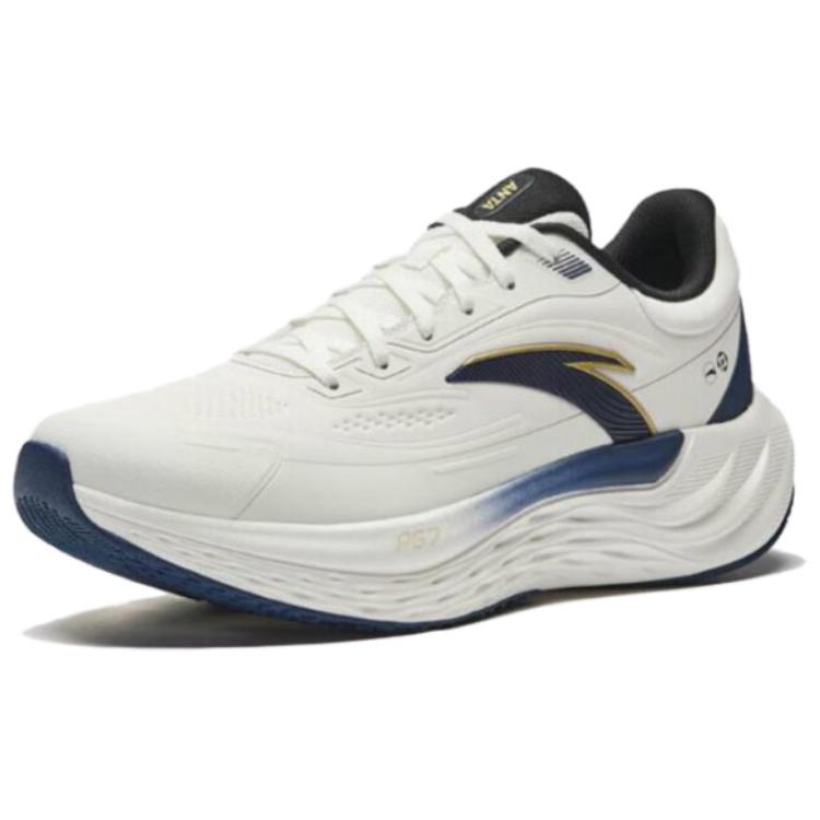New Anta Travel Step PG7 Rebound Low Top City Commute Running Shoes Men's Ivory White 112515509-1
