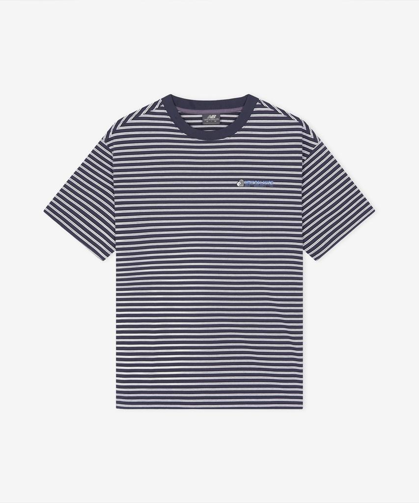 Nyuballanseu Nbneg2A113 / Uni Nb Heart Stripe Short Sleeve Tee (Graphic Black)