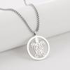 Vintage Celtics Knot Fox Pendant Necklace Viking Animal Loki Dragon Nordic Amulet Stainless Steel Jewelry Gift for Men Women