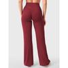 Cross V-Waist Wide-Leg High Elasticity Quick-Dry Yoga Pants for Pilates and Dance