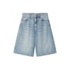 Classic Square Logo Loose Wash Distressed Denim Shorts Women Shorts CHXSPI036598Q