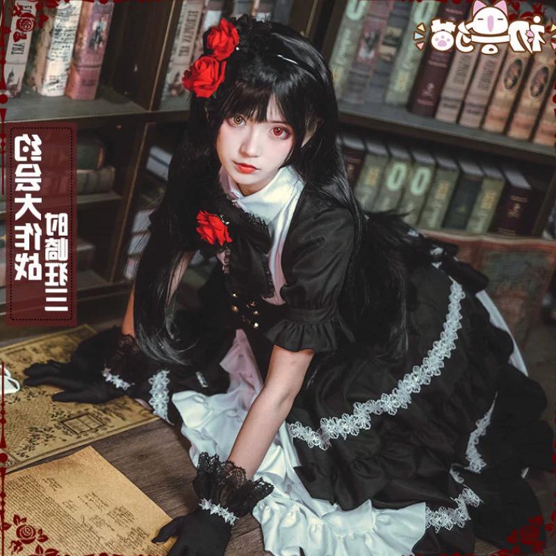 Date A Live Kurumi/Tohka/Yoshino Cosplay Costume Anime Role Play Outfit for Halloween Carnival