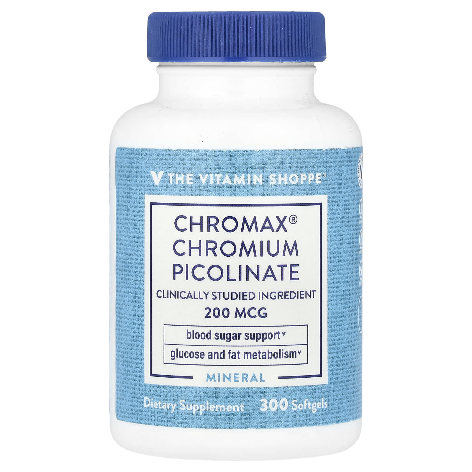 

Chromax® Chromium Picolinate, 200Mcg, 300 Softgels