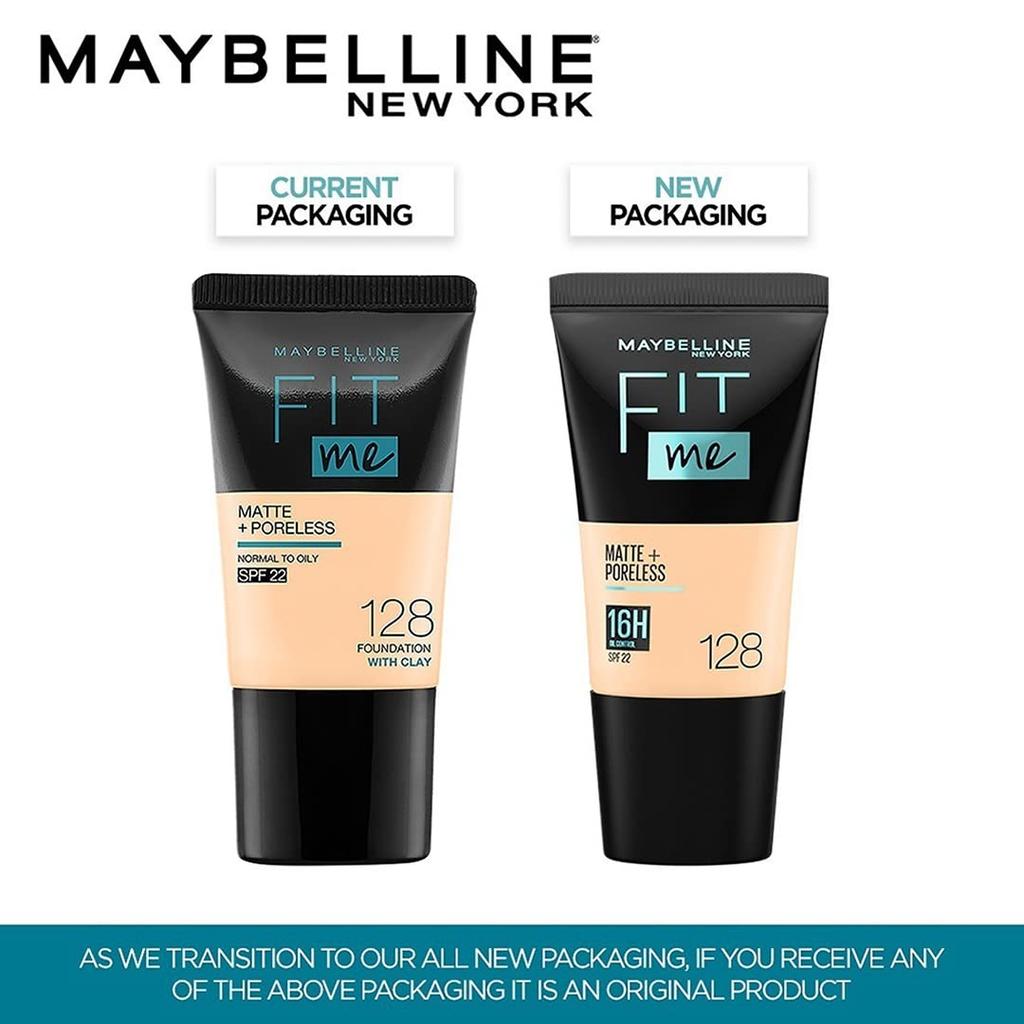 Maybelline New York Fit Me Liquid Foundation 310 Matte Poreless Full Coverage Blendable 18ml