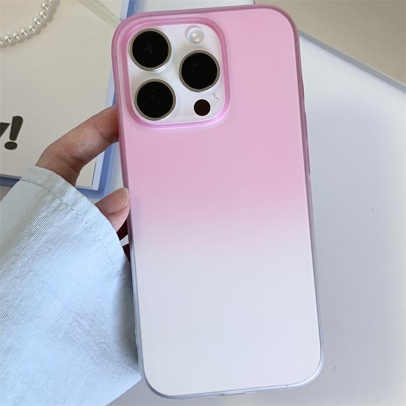 Gradient Skin Feel iPhone 16 Pro Max Case for Apple 17 Frosted, Compatible with 15/14, 13/12 Models.