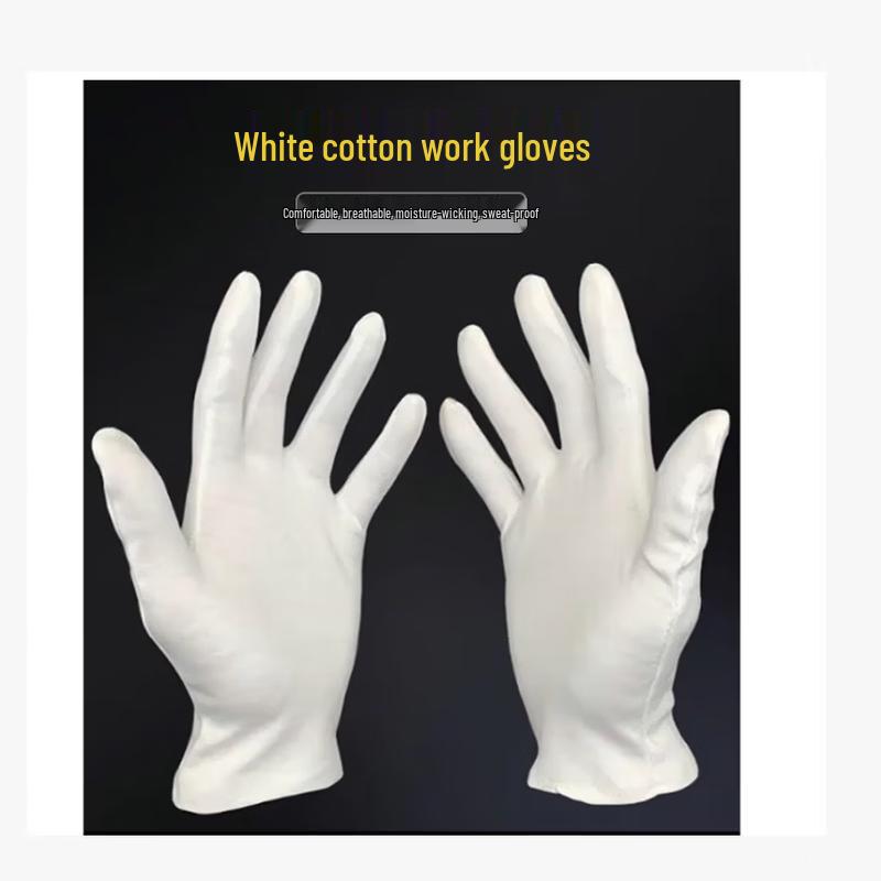 IRIR White Cotton Etiquette & Inspection Gloves