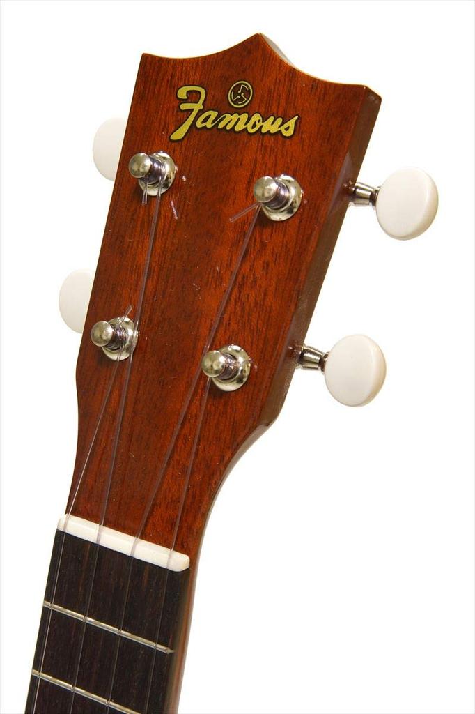 Domestic soprano ukulele mahogany [Famous] FS-12G (Famous wood, classic, easy, beginner's guide)
