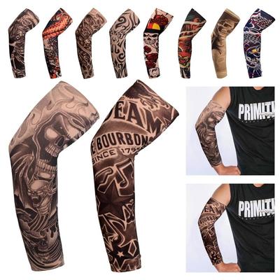1 Stuk Buiten Sport Bloem Armmouwen Zomer Koeling Tattoo Armmouwen Nieuwe Armhoes