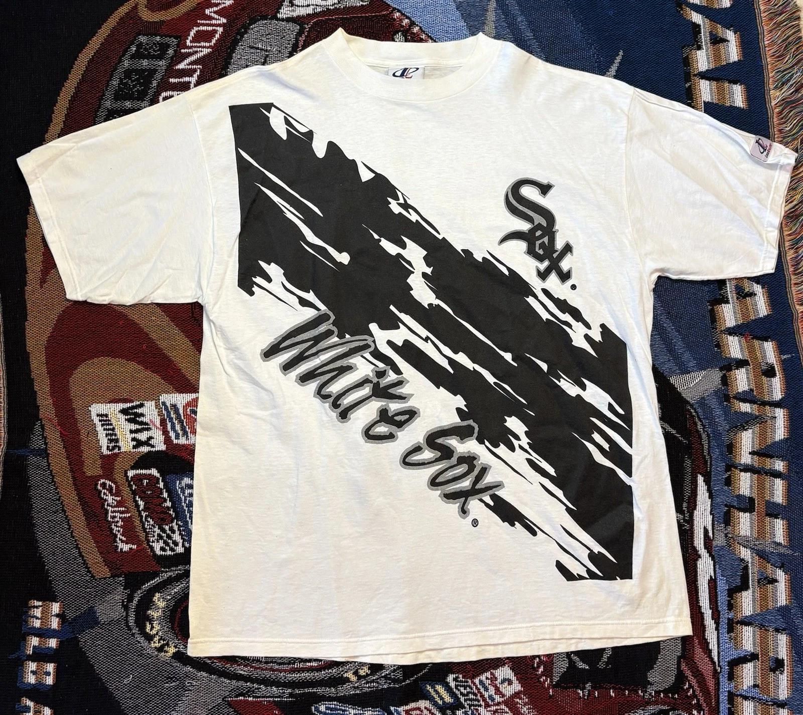 Vintage Chicago White Sox Splash Shirt Logo Athletic Men’s XL Grail Rare 90s S
