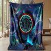 Chelsea FC Theme Blanket Soft Flannel Blanket Plush Throw Blanket Cozy Sofa Bed Blanket for Home Decor