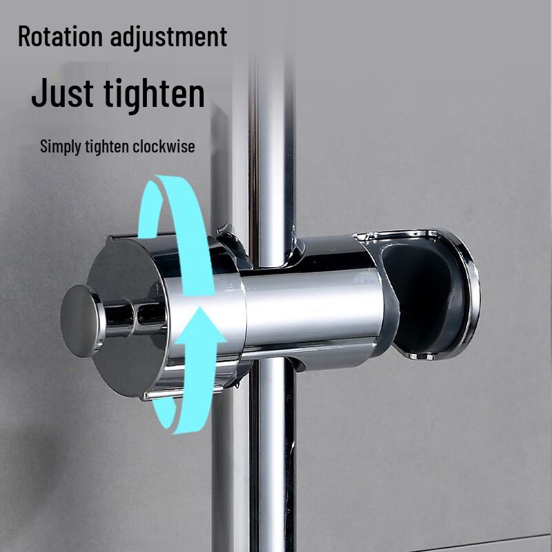 OLOEY Punch-Free Adjustable Shower Head Holder