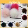 Bolas Pompons de Pelo Artificial Duráveis e Fofas para Gorros Personalizados e Acessórios