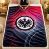 Flannel BlanketEintracht Frankfurt Football Warm Soft Throw Blanket for Indoor Sofa Bed Living Room Use