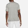 Nike Men's Gray Casual Breathable Printed Short-Sleeve T-Shirt