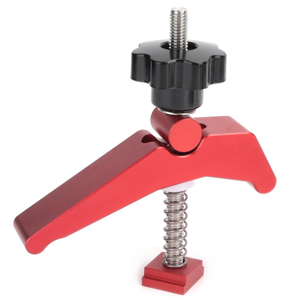 Hold Down Clamp Set Aluminum Alloy Woodworking TTrack TSlot Fixtures Clip Accessory