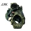 Small Resin Aquarium Decoration Log Decaying Trunk Hideout, Betta Fish Shelter with Multiple Holes And Tank Ornament Caves, Decorative Hide