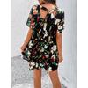 Women's Casual Vacation Printed Short-sleeved Dress