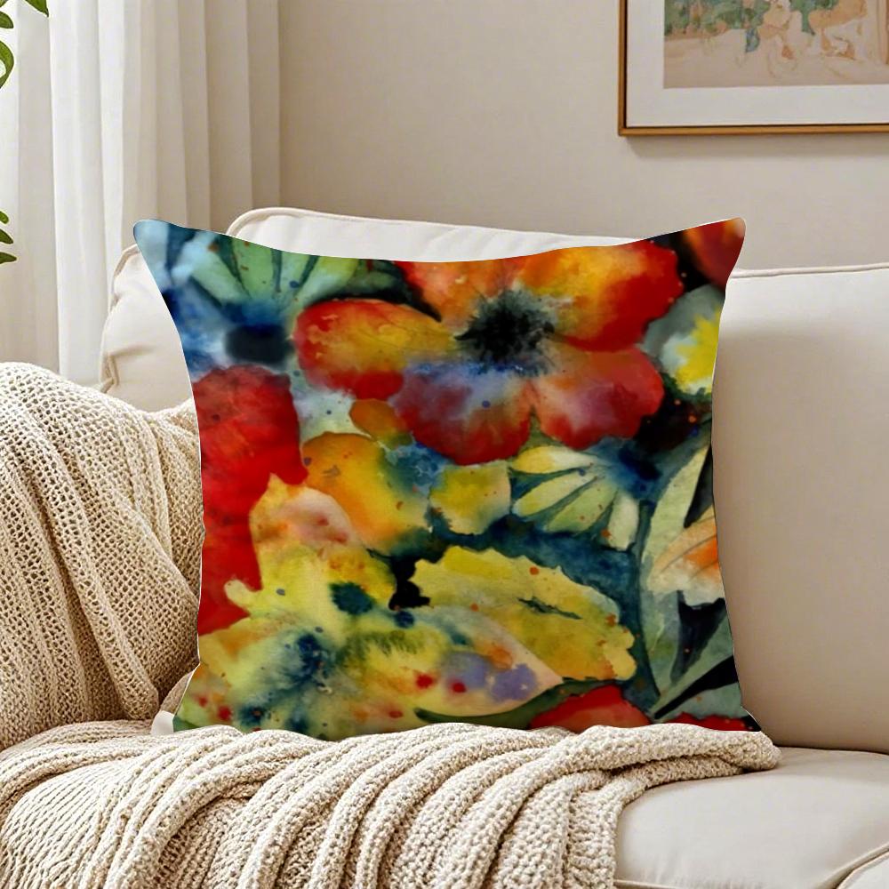 Folk Indie Art AAdrianne Lenker Cushion Cover Pillowcase Antidustmite living Room Sofa Decor Cushion Room