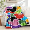 1pc Velvet Mickey Mouse Ears Multi-Color Throw Blanket for Bed Sofa Gift Home Decoration, Soft Warm Plush Coverlet, Room Decor