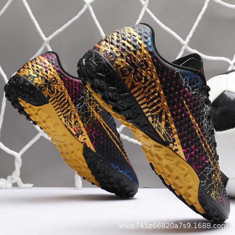 2025 Professional Football Shoes Men's Long Nails TF Broken Nails Youth Grass Game Training Sports Shoes Autumn Non-slip