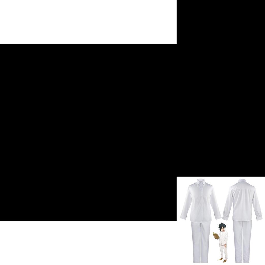 The Promised Neverland Ray Norman Emma Cosplay Costume White Top Skirt Pants Set High-quality Cosplay Attire For Any Occasion