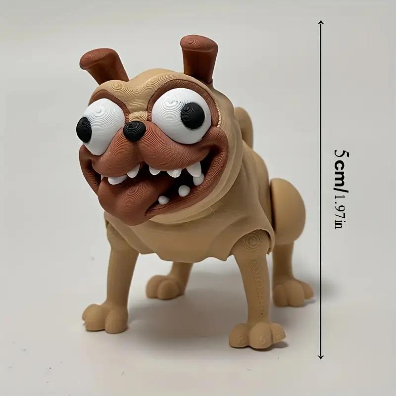 A 3D Printed Dog Statue Collectible, Versatile Room Decoration, Desktop Ornament, Figurine
