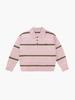 Mellotoli Striped Knit Collared T-Shirt (2 Colors)
