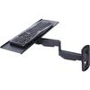 CHIANART Wall-Mounted Keyboard Arm, Keyboard/Mouse Arm Mount Tray - Wall-Mountable - Polished Aluminum