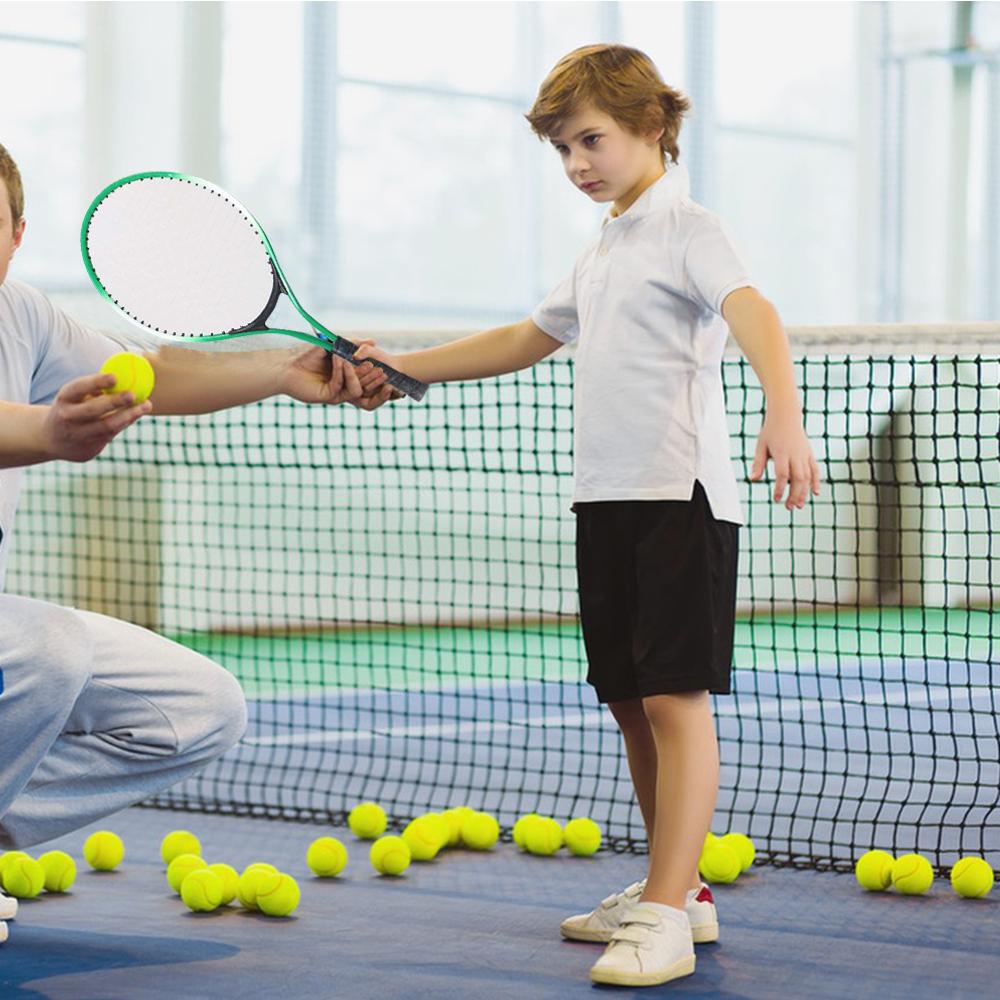 Kids Tennis Rackets with Tennis Ball Tennis Trainer for Children Beginners