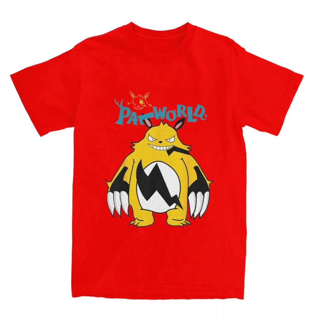 Palworld Games Pals Shirt Stuff Wo100% Cotton Novelty Round Neck Funny Tee Shirt Short Sleeve Tops Christmas Gifts