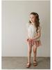 Girls' Lace Skirt Shorts - Lightweight Summer Cotton for Ages 3-10