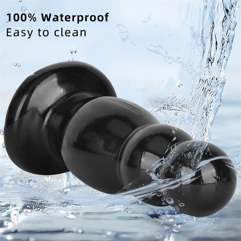 9cm Black Bella Anal Plug Giant Penis Anal Plug Fisting Supplies Extra Large Extra Large Extra Thick Adult Supplies
