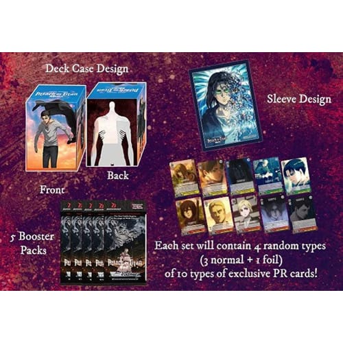 Weiss Schwarz Attack On Titan Final Season Supply Set (80113)