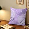 ART Purple Geometric    Maple Design Cushion Cover Happy Autumn Harvest decor Holiday Decorati Pillow Cover