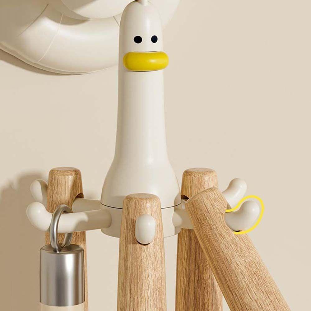 2Pcs Plastic Six Claw Hook Punch-free Cookware Spoon Storage Rack Kitchen Utensil Holder  for Home