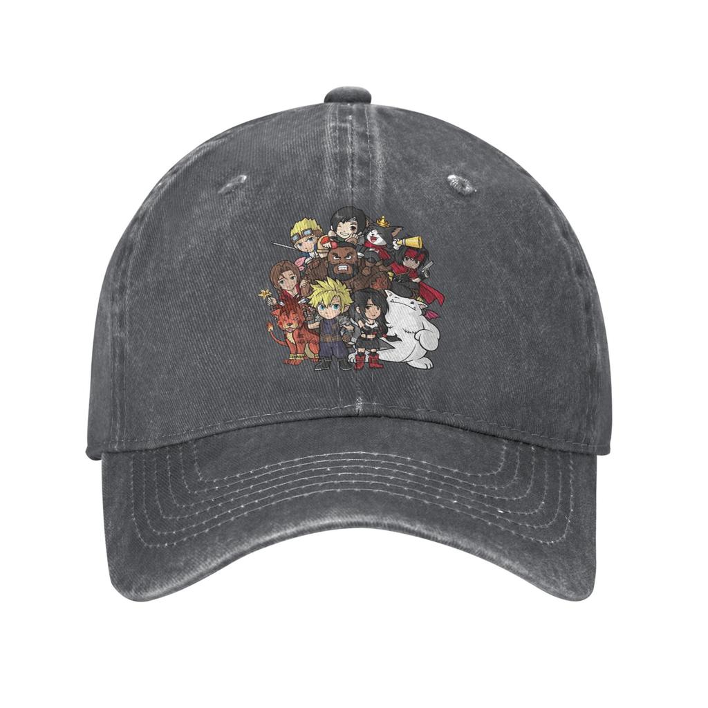 Finaled Fantasyed 7 Casual Baseball Cap Spring Chibi Team Trucker Hat Wholesale Outdoor Sport Snapback Cap Men Adult Funny Caps