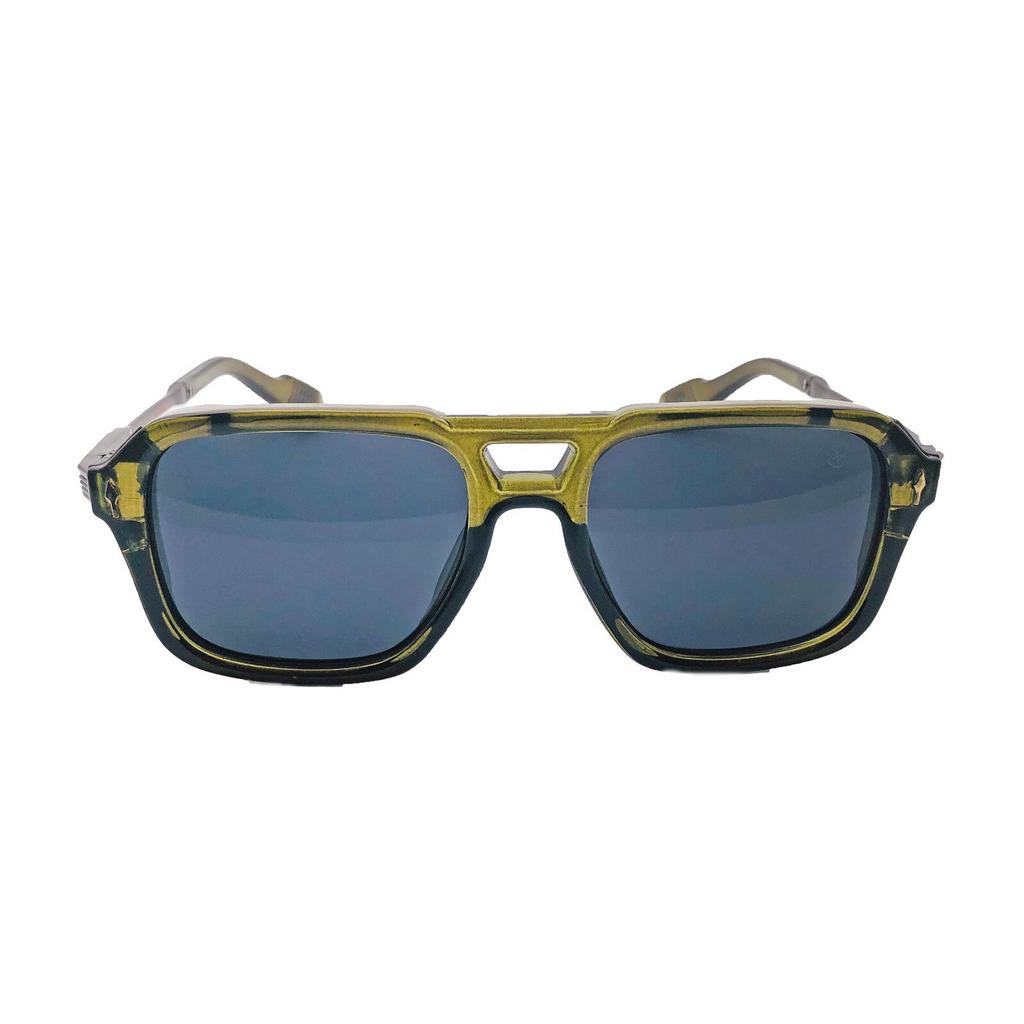 RSINC Unisex Designer Sunglasses UVProtection Vintage Square Oilve Green KH-2303 B0DKJH89QH