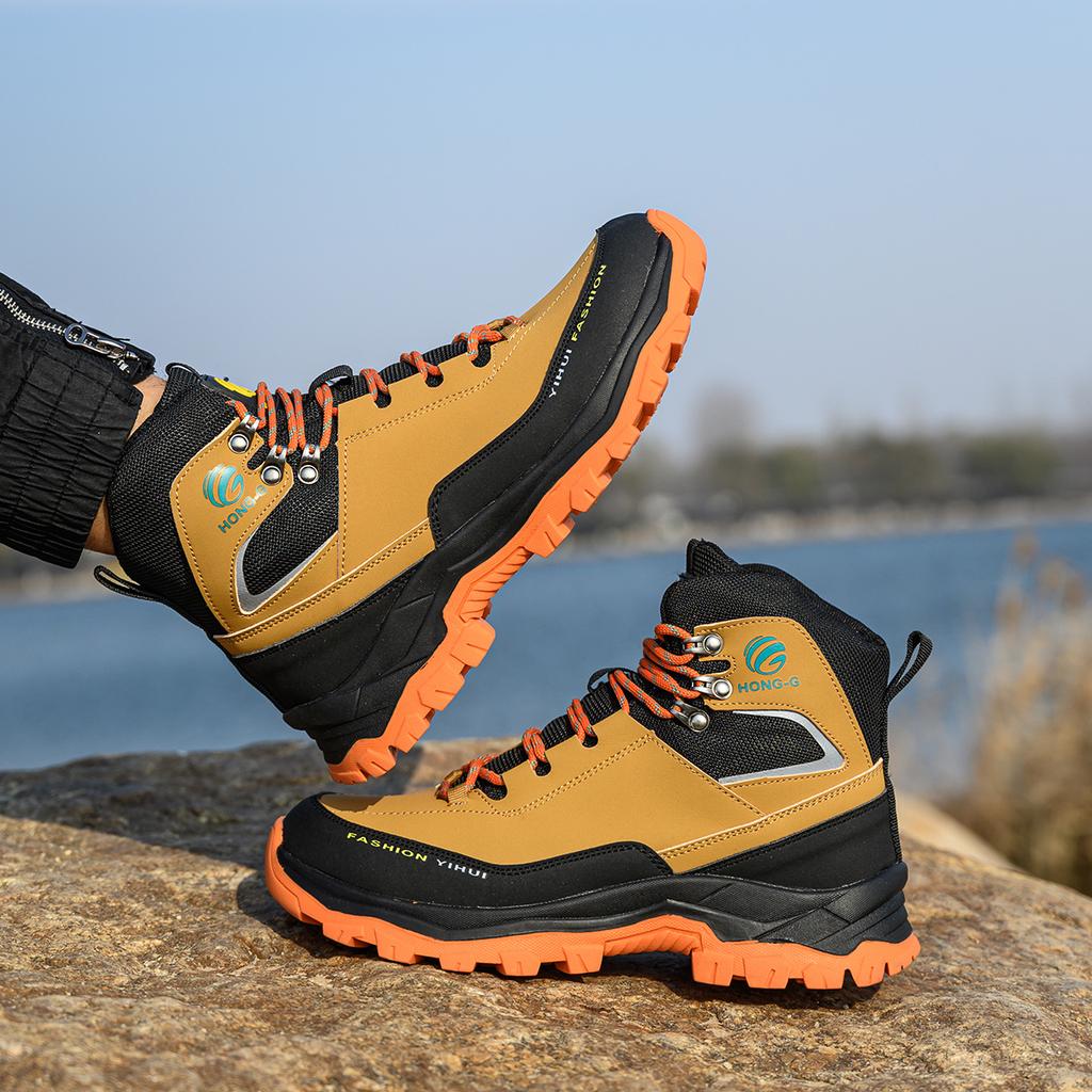 Indestructible Work Boots MEN'S AND WOMEN'S Style Waterproof Work Sports Shoes Steel Toe Boots Anti-puncture Protective Shoes