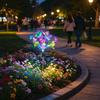 Solar Butterfly Flower Garden Light LED Outdoor Decorative Lawn Stake Light for Yard Patio Pathway Landscape Lighting