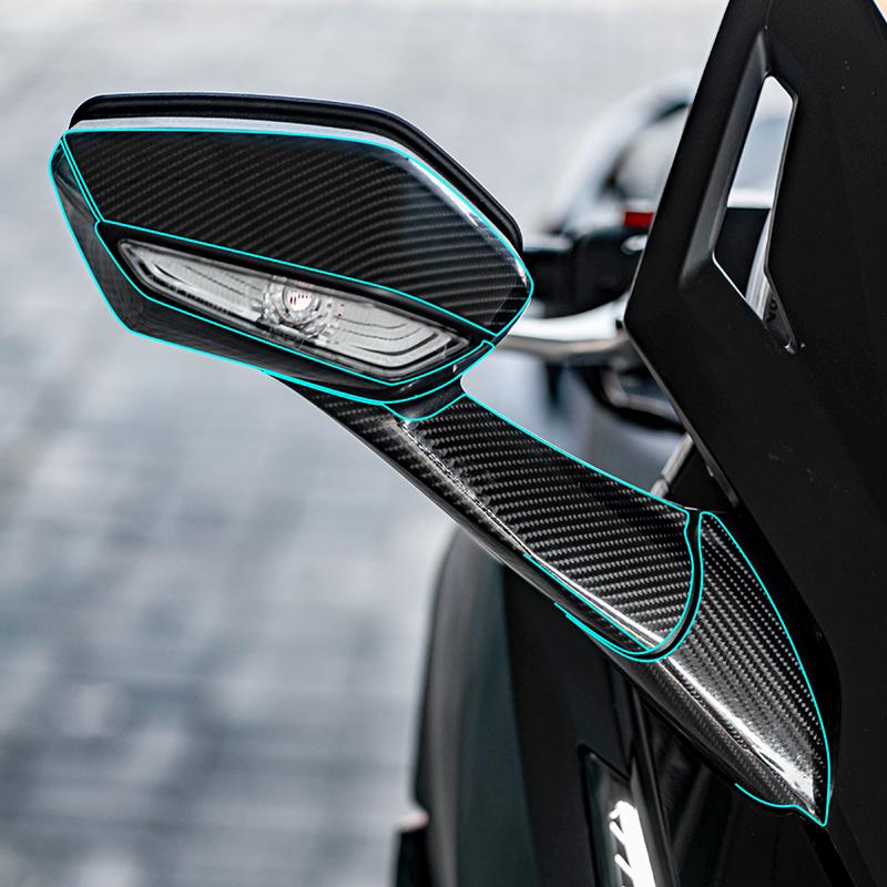 Used For Honda Forza 350 Carbon Fiber Scratch-Resistant Stickers Body Decorative Protection Motorcycle Accessories
