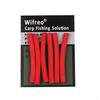 Wifreo 12PCS/2bags 8mm 5mm Carp Fishing Pop Up Foam Zig Rig Foam Sticks Hair Rig Floating Carp Fishing Bait Red Green Yellow